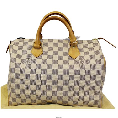 louis vuitton damier azur speedy 30|louis vuitton damier ebene satchel.